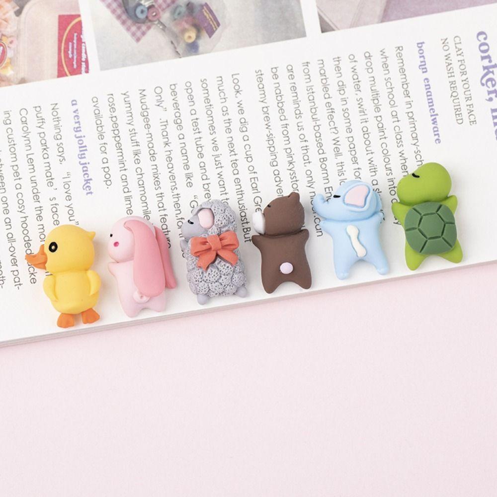 [Elegan] Perhiasan Accessorie Telepon Shell Indah Kuku Seni Pakaian Hewan Kelinci Datar Kembali Domba Anting Scrapbook Dekorasi