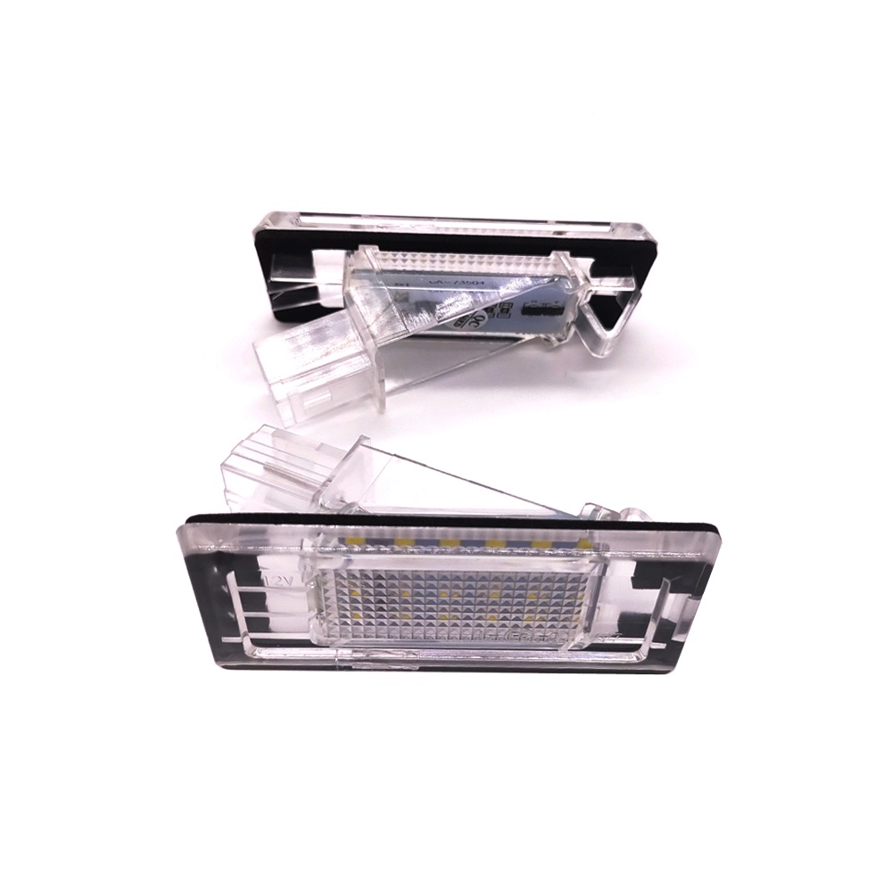 2pcs Lampu Plat Nomor LED Putih Untuk Renault Espace Scenic Laguna Fluence Captur Modus Untuk Dacia Duster Lodgy Logan