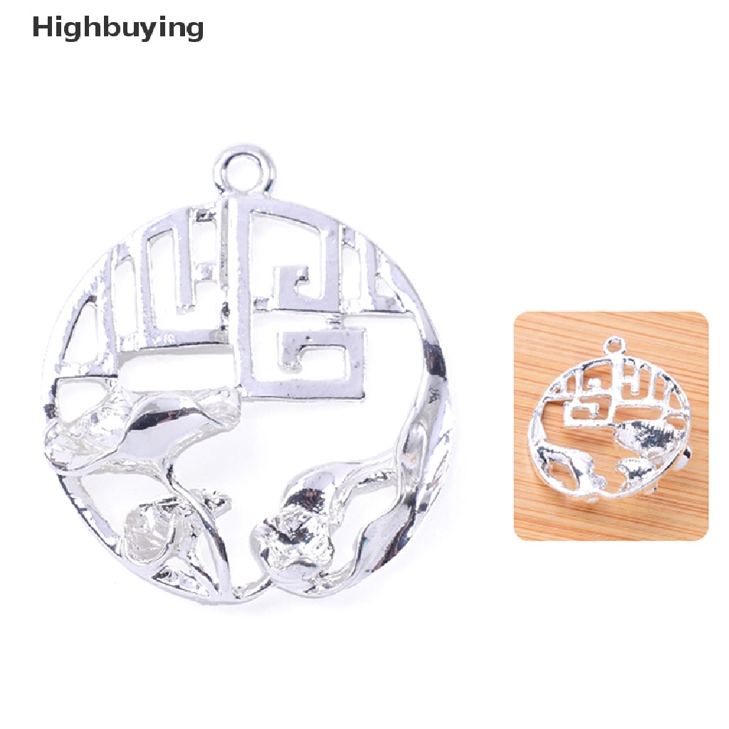 Hbid Vintage Liontin Bunga Logam Buatan Tangan Ornamen Tiara Diy Perhiasan Aksesoris Hollow pendant Glory