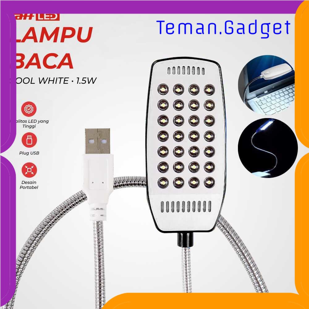 TG - LMP TaffLED Goodland Lampu Baca Mini LED USB Cool White 1.5W with Switch - LZY-028