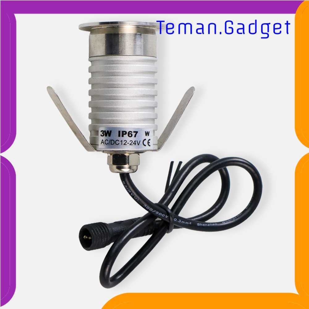 TG - LMP DEASHION Lampu Taman Outdoor LED Underground 3W IP67 Natural Light - FW001