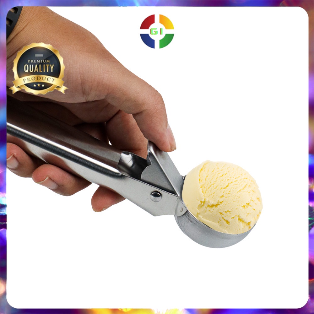 Sendok Takar Es Krim Gula Kopi Ice Cream Scoop Spoon Stainless