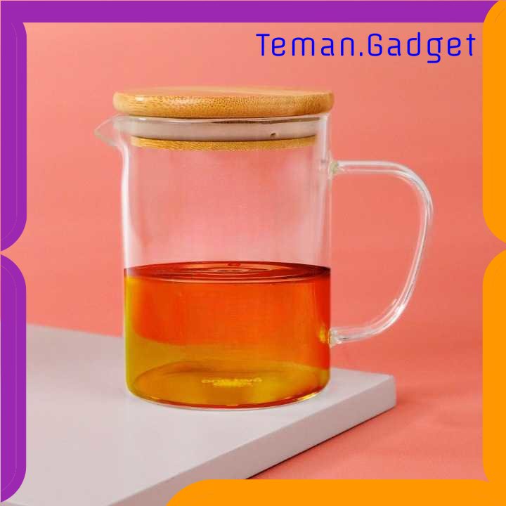 TG -  DPR One Two Cups Teko Pitcher Teh Kopi Jus Borosilicate Glass - GG-18