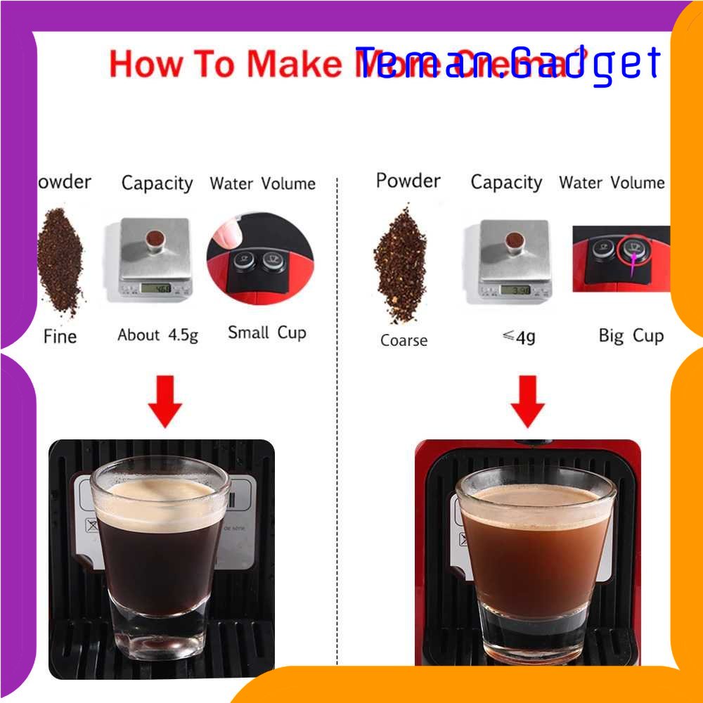 TG - DPR iCafilas Refillable Capsule Stainless Steel 1 PCS for Nespresso