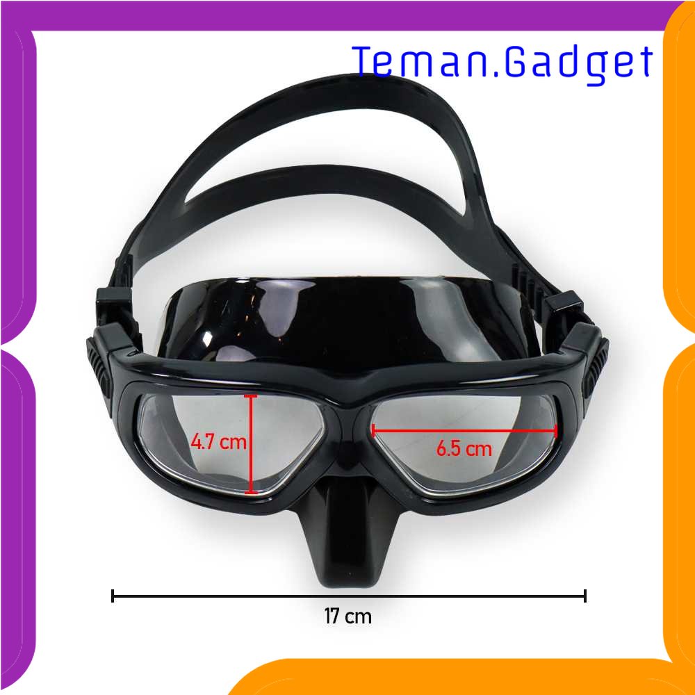 TG - OLR QYQ Kacamata Selam Scuba Diving Mask Snorkeling Panoramic Goggles - 160