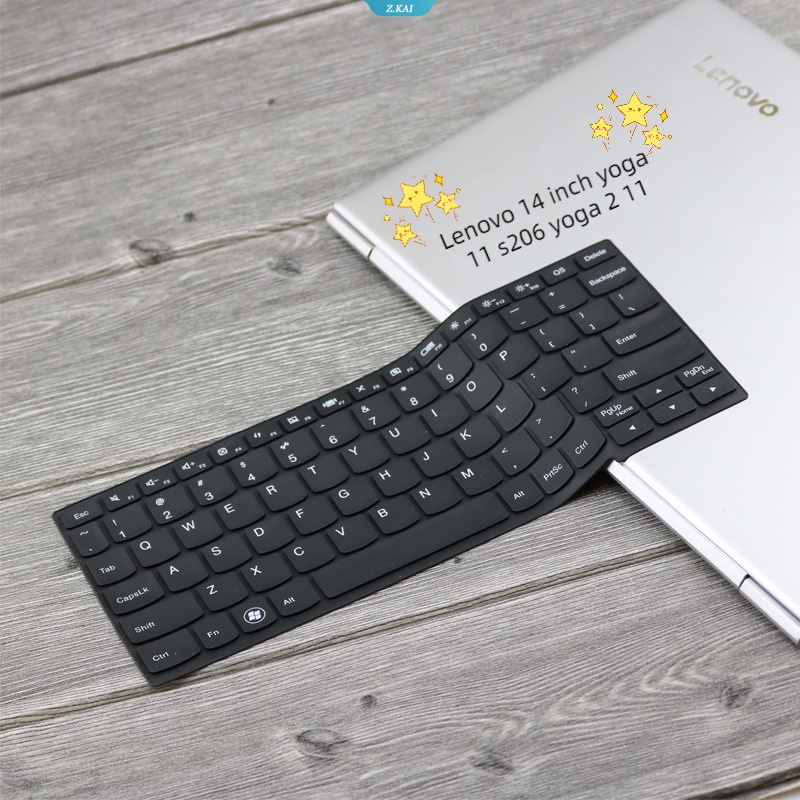 Sarung Keyboard Untuk Lenovo 14inch Yoga11 S206 Yoga2 11 Silikon Pelindung Kulit Film TPU Transparan Film Silicone Cover [ZK]