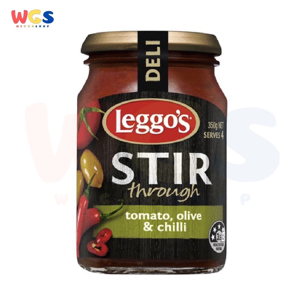 Leggo's Stir Through Tomato - Olive &amp; Chilli Rich Blend Sauce 350g