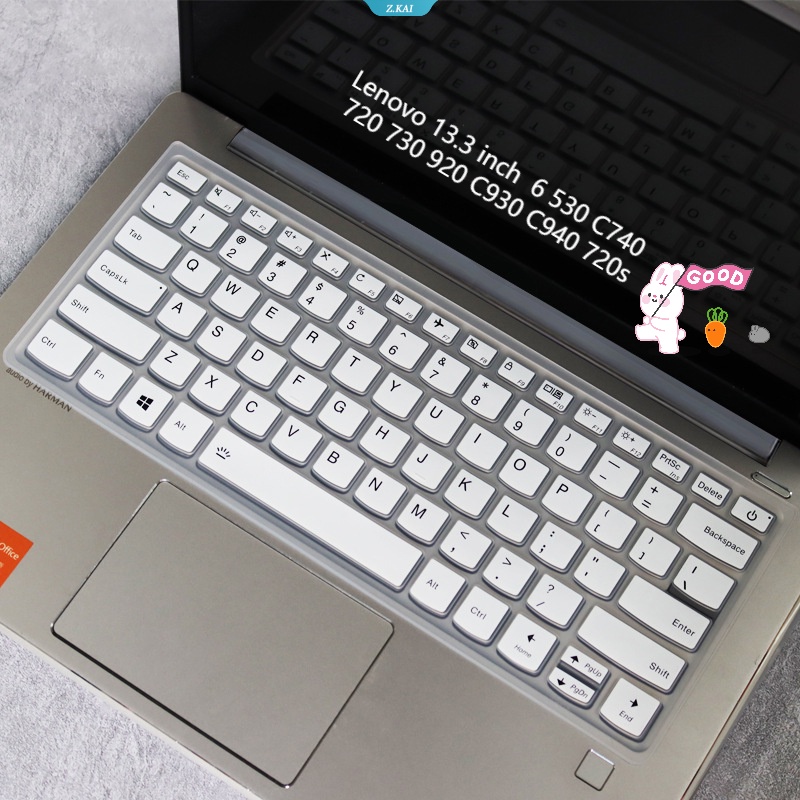 Cover Keyboard Laptop Untuk Model Lenovo 13.3 Inch Yoga6 530 C740 720 730 920 C930 C940 IdeaPad 720s Silikon Waterproof Pelindung Kulit Penutup Debu Laptop [ZK]