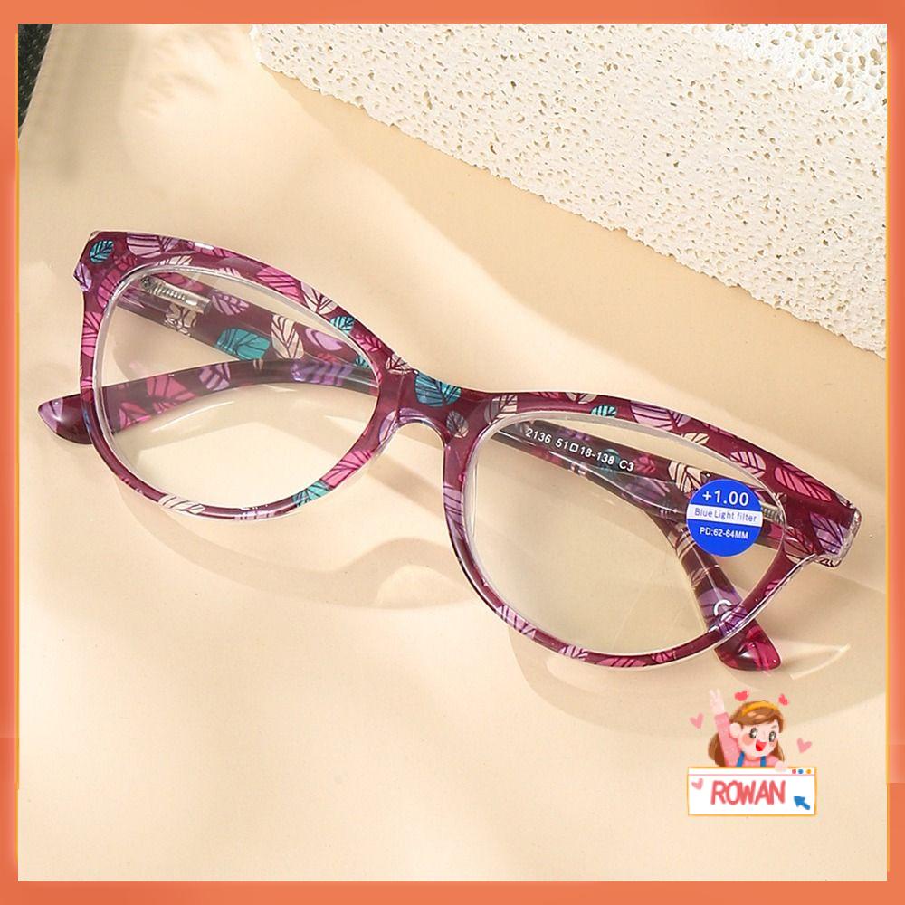 R-flower Kacamata Baca Fashion Portable Elegan Pelindung Mata Frame Ultra Ringan