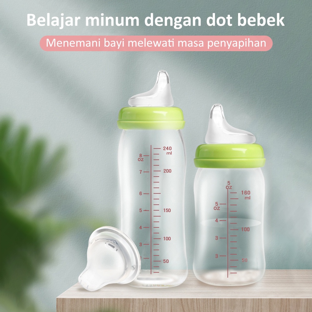 Halo Baby Dot Nipple Training Cup /Dot Botol susu bayi wide neck 5 cm