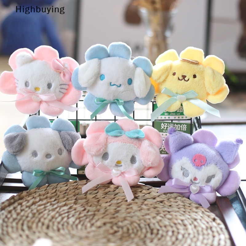 Hbid Liontin Mewah Gantungan Kunci Hello Kitty Keyring Boneka Melody Cinnamoroll Keychain Kartun Boneka Mewah Liontin Tas Ornamen Dekorasi Glory