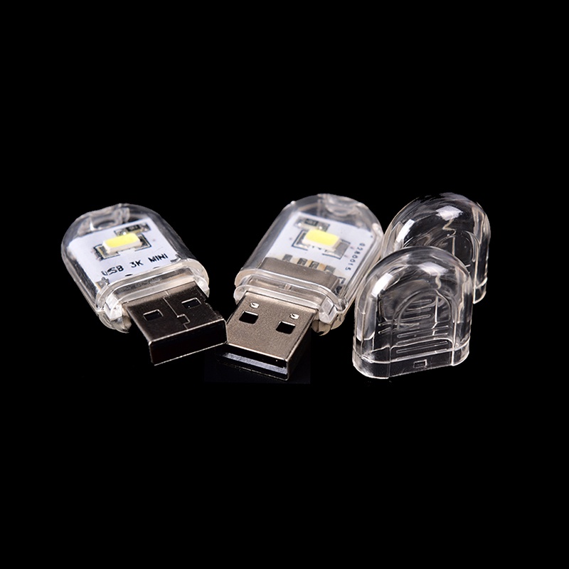 Deid 1pc Lampu Malam Gadget Mini Portable LED Bright USB Night Light Untuk PC Laptop Membaca Martijn