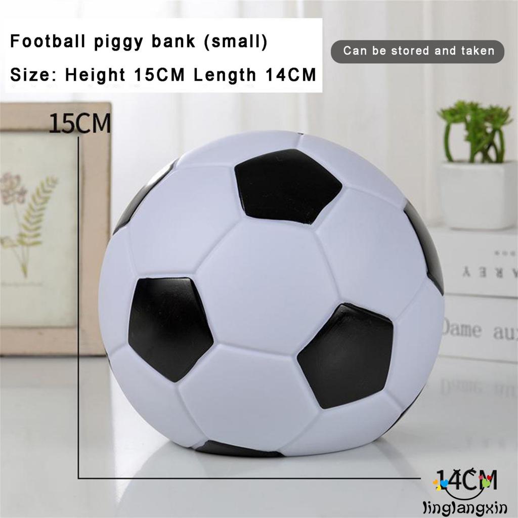 Llx-soccer Novelty Basket Coin Money Bank Untuk Simpan Uang Dan Dekor Olahraga