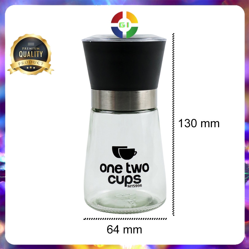 Penggiling Biji Lada Spices Pepper Mill Grinder 160ml  Black