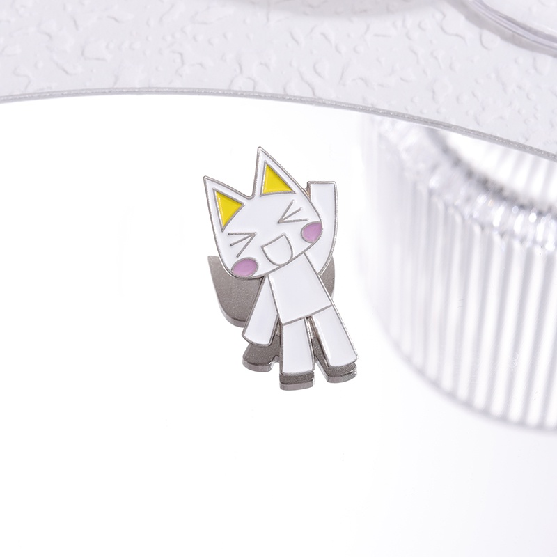 Kawaii Toro Inoue Cat Enamel Pin Kucing Lucu Bros Lencana Kerah Pin Anime Perhiasan Hadiah Untuk Fans Teman