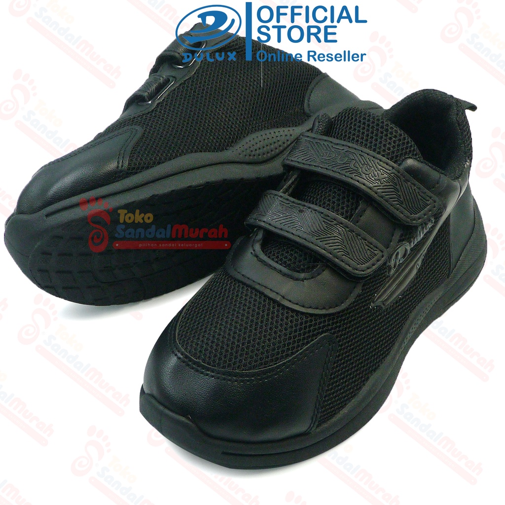 Toko Sendal Murah - Sepatu Sekolah Full Hitam Uk 28 -32 / Sepatu Anak Unisex Model Prepet / Sepatu SD Anak Nyaman [Toko Sendal Murah BX 8050 Hitam]