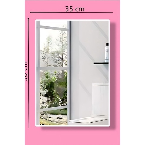 DODORY HL0529 Stiker Cermin Bahan Kaca Acrylic Stiker Wallpaper Dinding