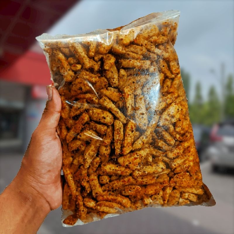 

Favourit Basreng Pedas Daun Jeruk /Original Daun Jeruk/ Balado 500 Gram