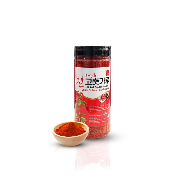 

JIN Red Pepper Powder - Cabai Bubuk Korea - Gochugaru 200g