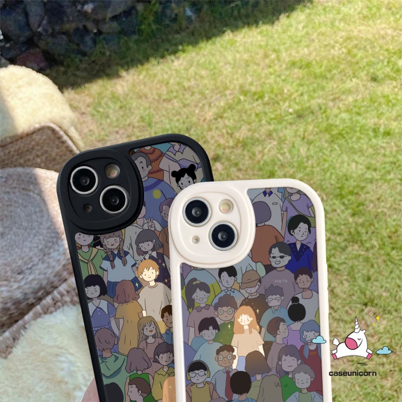 Case Pecinta Untuk Infinix Smart 6 5 Hot 10s 11 10T 11s 10 9 Play Hot 11 10T 10 Lite 10s 11s Infinix Note 8 Fashion Kartun Lucu Pasangan Cowok Cewek Tpu Pasangan Cover