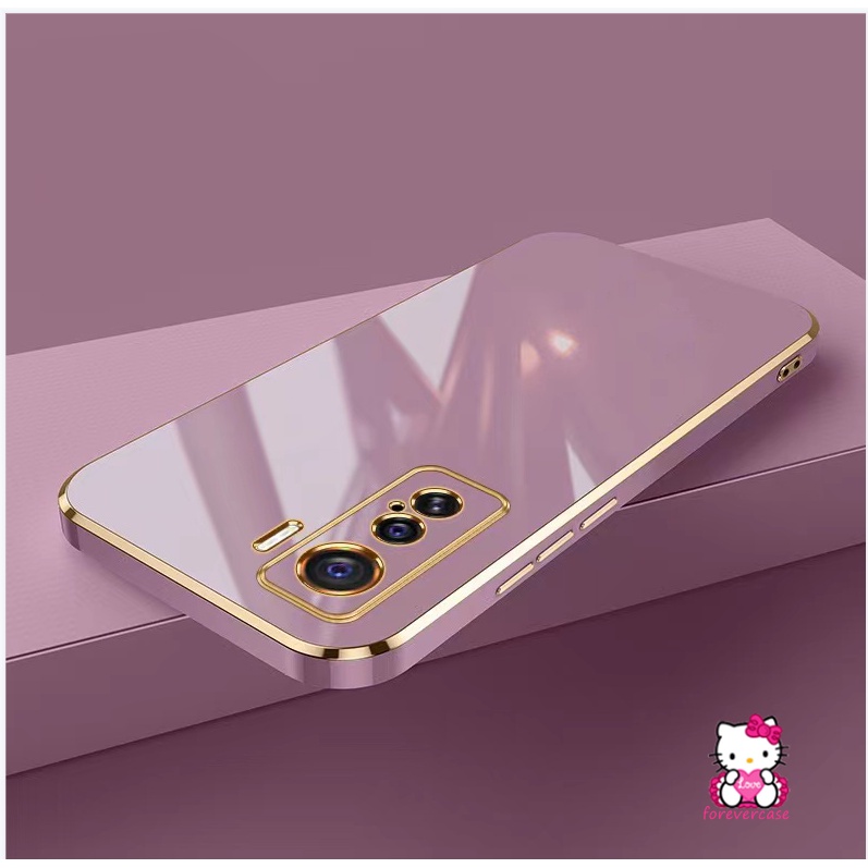 Electroplate Case Untuk OPPO A17K A17 A77s A76 A96 A57 A77 A95 A15 A33 A31 A55 A16 A5s A54 A12 A1K A15s A7 A74 A52 A53 A16K A16E A92 A9 Reno 56 4f Mewah Halus Plating Soft Cover