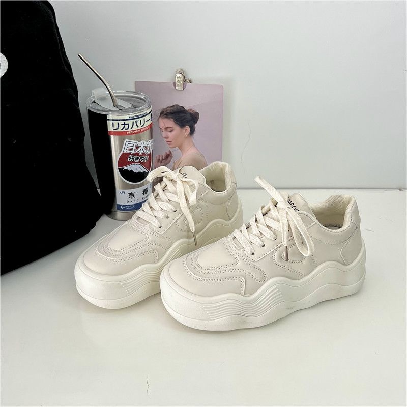 [GROSIR][COD] SEVEN_DAY SEPATU SNEAKERS PUTIH WANITA SOL ROTI FASHION TERBARU FQ-313