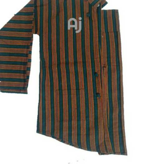 Lurik Voucher11.11|R-1271||surjan lurik baju pakaian khas jawa solo keraton jogja jawa tengah timur 