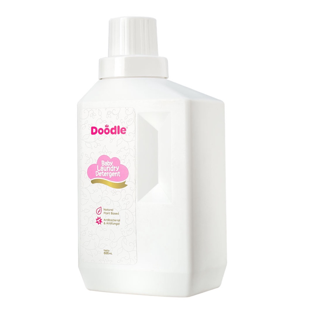 Doodle Detergen Cair Laundry Bayi 600 Ml Natural Plant Based