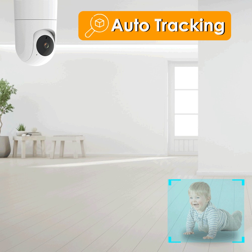 Larmtek Kamera CCTV WiFi IP Two Way Audio IR Motion Sensor 5G 1080p - LK90