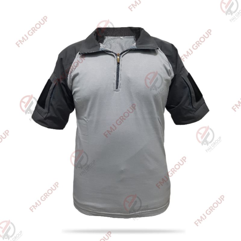 Kaos BDU Tactical / Combat Shirt / Kaos Bdu Pendek Abu Katun