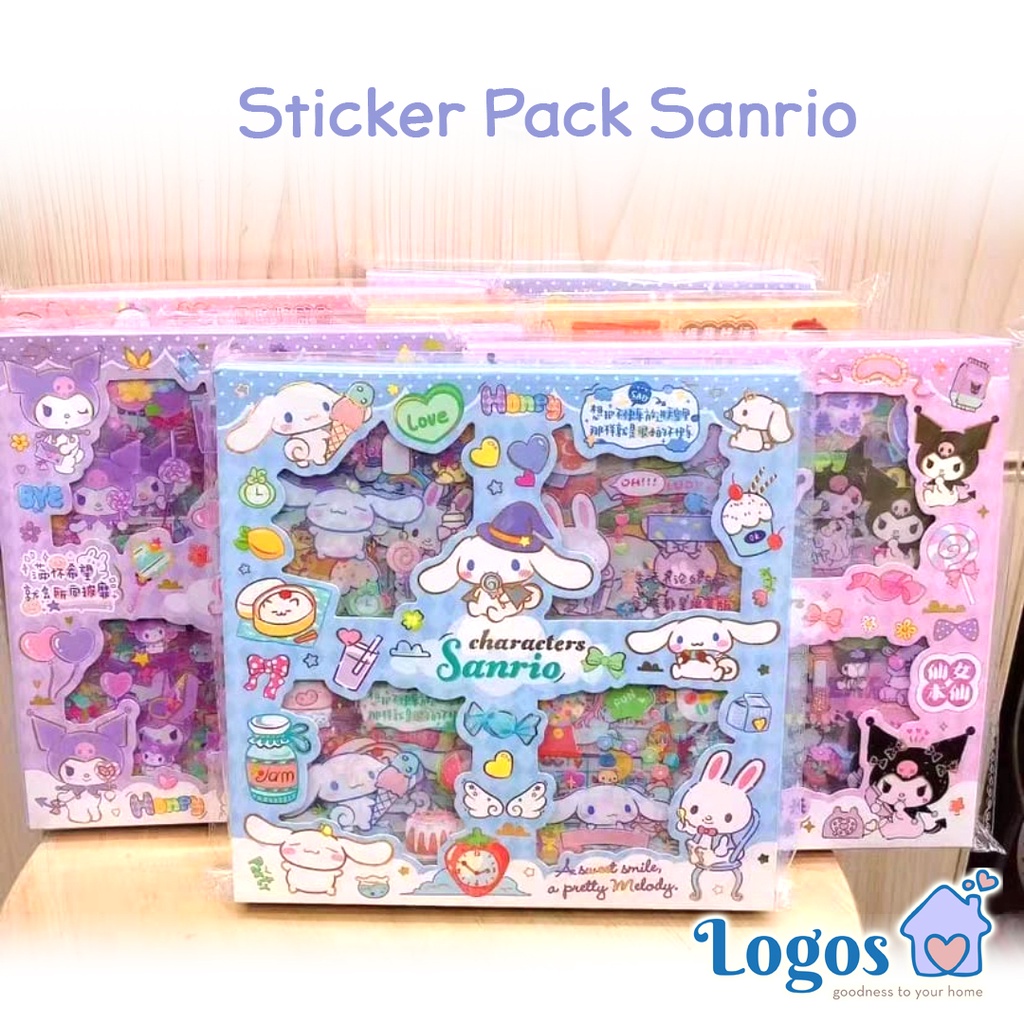 Sticker pack Sanrio Stiker box karakter kartun jepang deco waterproof