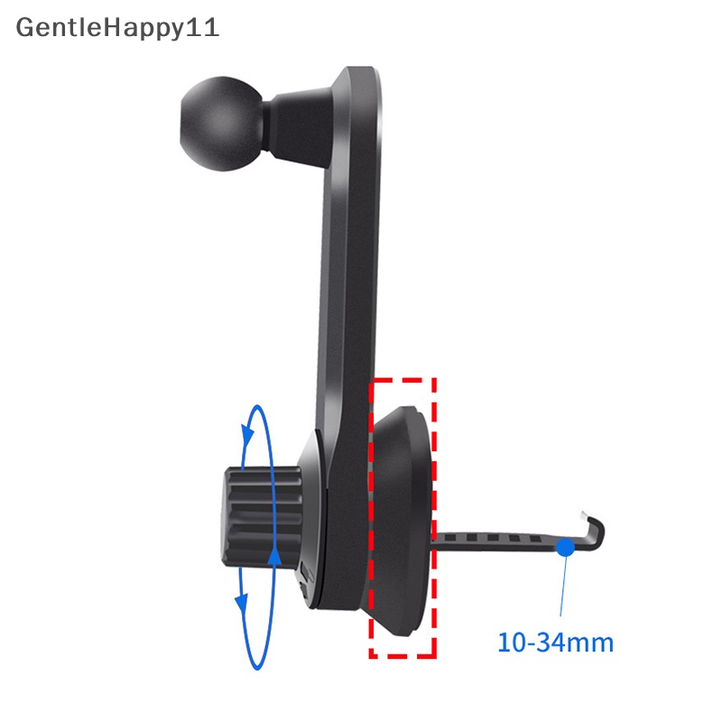 Gentlehappy Car Air Vent Mount 17mm Kepala Bola Outlet Udara Mobil Klip Ultra Stabil Phone Holder id