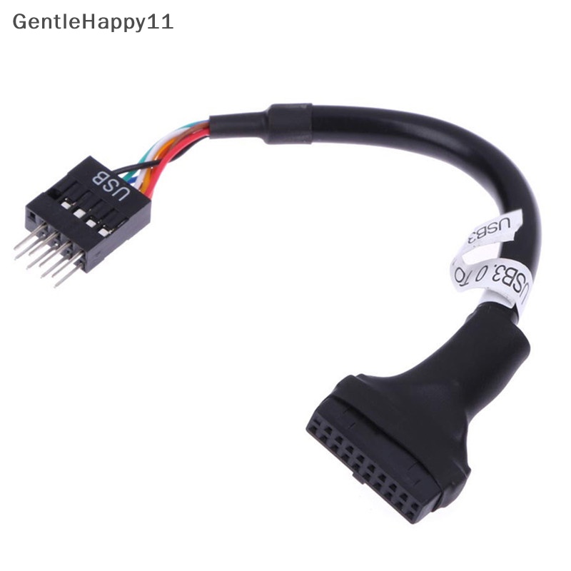 Gentlehappy USB 3.0 20-Pin Male To USB 2.0 9-Pin Motherboard Header Female Kabel Adaptor id