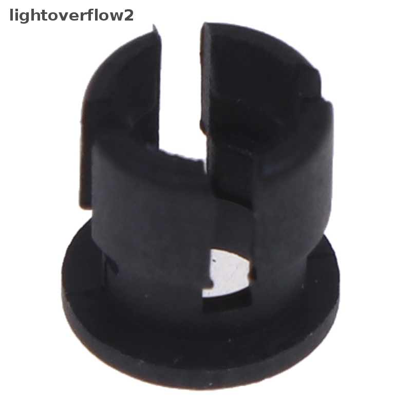 [lightoverflow2] 50pcs Klip Penahan LED Plastik 3mm/5mm-Bezels Mount Cases Housing Hitam [ID]