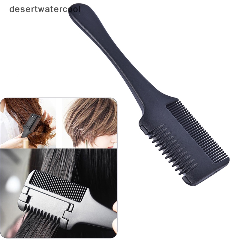 Deid Alat Cukur Rambut Sisir Double Sides Hair Cutg Penipis Pemangkas Dengan Pisau Martijn