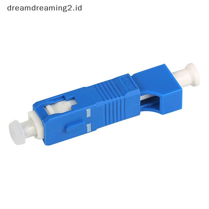 (drea) Konverter Adapter Optik Hybrid Fiber Optik SC Male to LC Female Single Mode//
