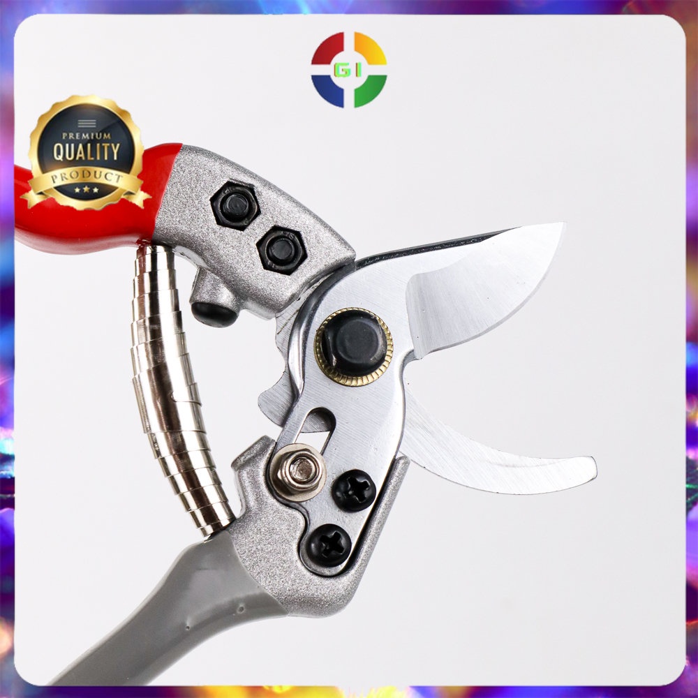 Gunting Tanaman &amp;amp; Ranting Garden Pruning Shears Scissors Silver