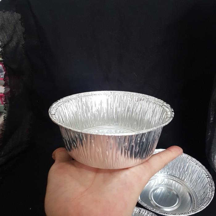 ALUMINIUM MODEL CUP BULAT RX-1230 - WADAH ALUMINIUM FOIL CUP RX1230