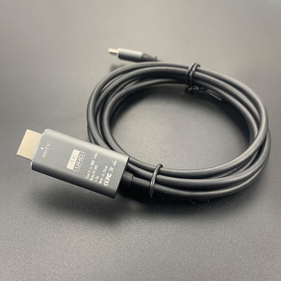 USB Type C To HDTV Cable 4K UHD Kabel HDMI FT-H05
