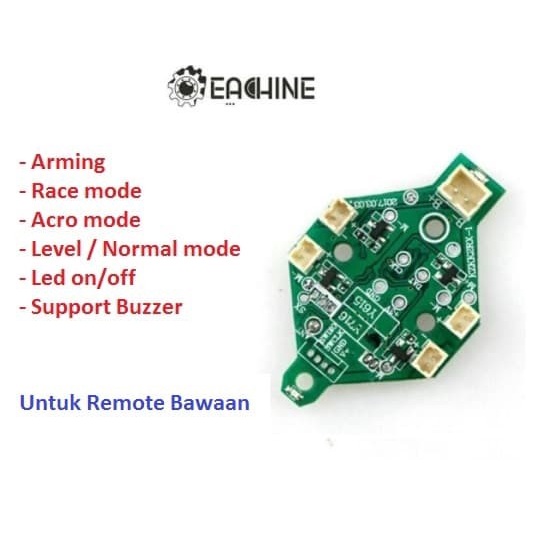 Eachine E011 Receiver Board Race mode, acro, normal u/ remote bawaan