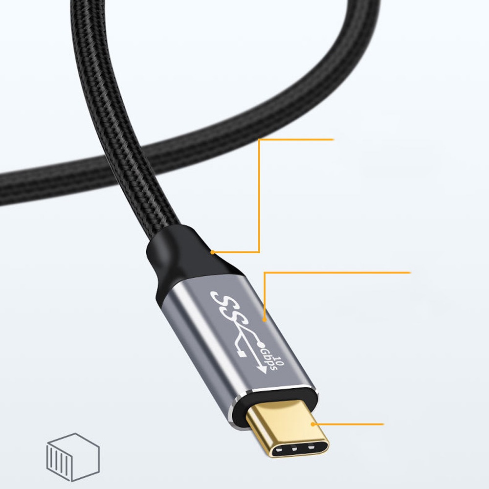 Usbc-3.1 Kabel Data Fungsi Penuh Gen2 Kabel Pengisian C Ganda Dengan Chip Emark Pd100w Kabel Layar Proyeksi Definisi Tinggi Kabel Ekstensi Aksesori