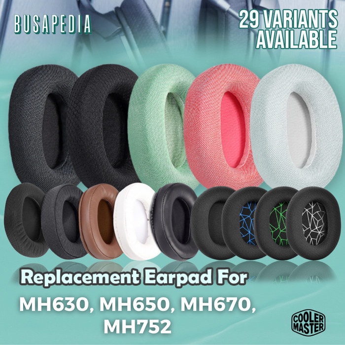 Earpad Foam Cooler Master MH630 MH650 MH670 MH752 Earcup Busa Pad