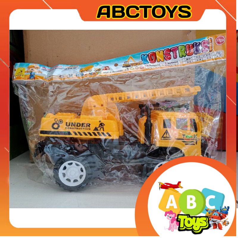 Mainan Anak Truk Kontruksi Damkar Tangga /Mainan Truk Damkar/Damkar OPP