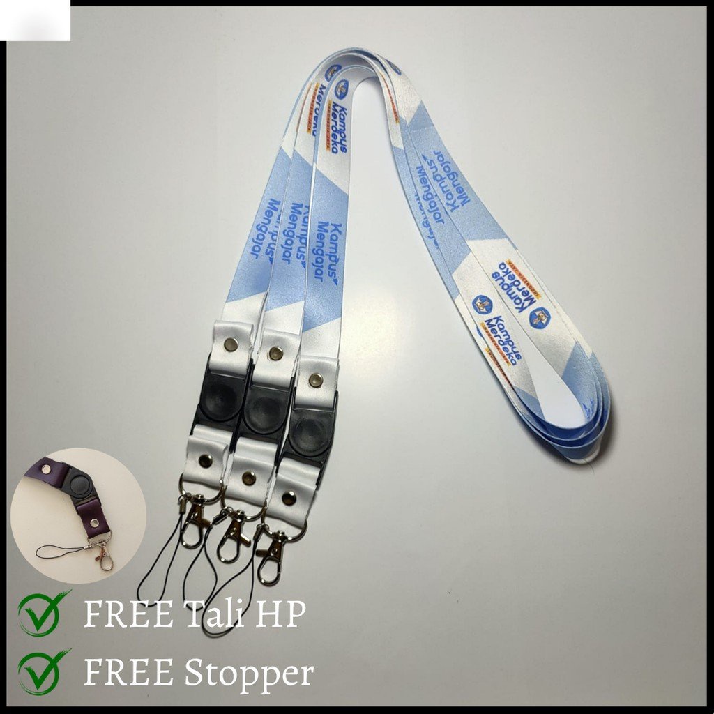 

[Kampus Merdeka] Tali Lanyard Custom / Custom Lanyard Name Tag Staff / Custom Tali HP