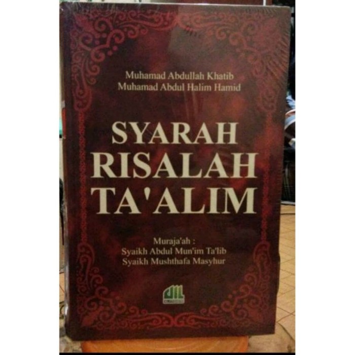 Buku Syarah Risalah Ta'alim Hard Cover - Al Itishom