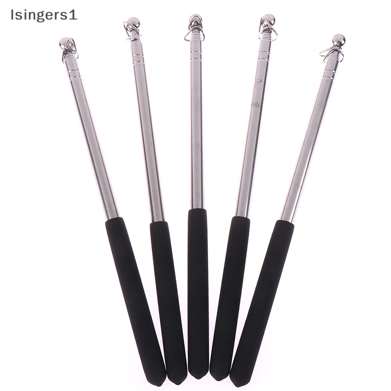 [lsingers1] Profesional Sentuh 1meter Kepala Tiang Bendera Teleskopik stainless professor pointer Butik