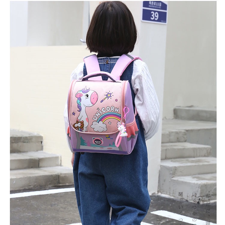 cod★ready★ Tas Anak Ransel Sekolah Unicorn Premium Import biru pink lucuu globallagilaku