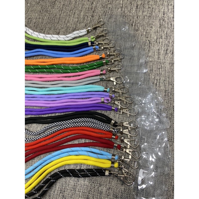 Tali Handphone Lanyard Universal Tali Hp Warna Warni Macaroon Rainbow Nagita Slavina