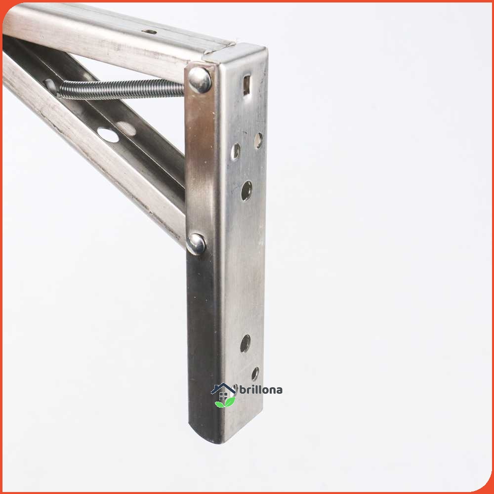 Taffware XIDA Bracket Engsel Stainless Steel 65kg 10 Inch 2 PCS - JM005