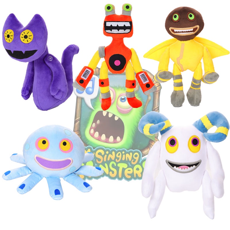 Wubbox Plush My Singing Monsters Plush Doll Boneka Boneka Bantal Mewah Lembut